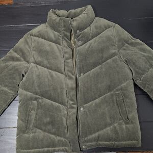 Simply Blessed Olive Puffer Jacket